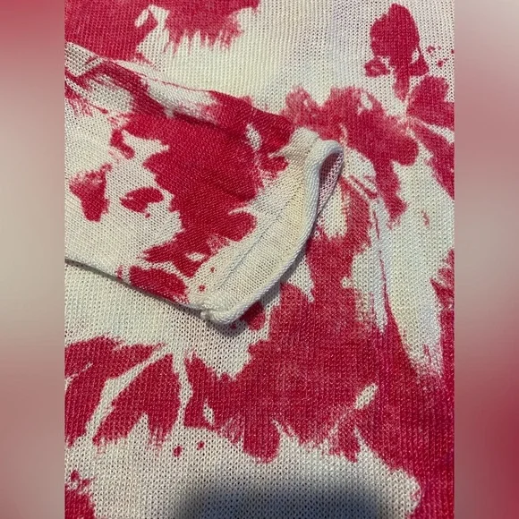 SPANNER Red and White Long Sleeve Tee - Picture 3 of 6